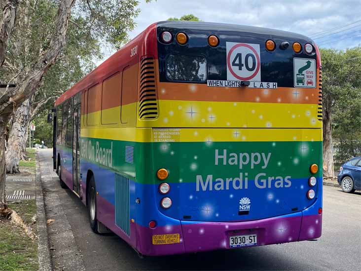 Sydney Buses Scania K310UB Custom CB80 3030 Mardi Gras